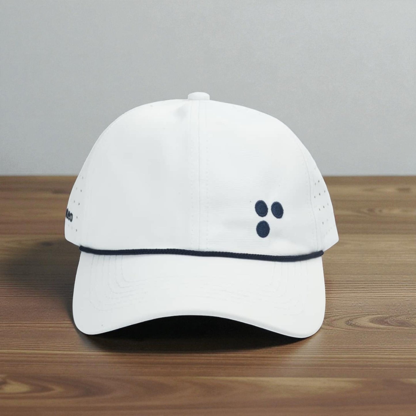 5 Panel Rope Cap - White