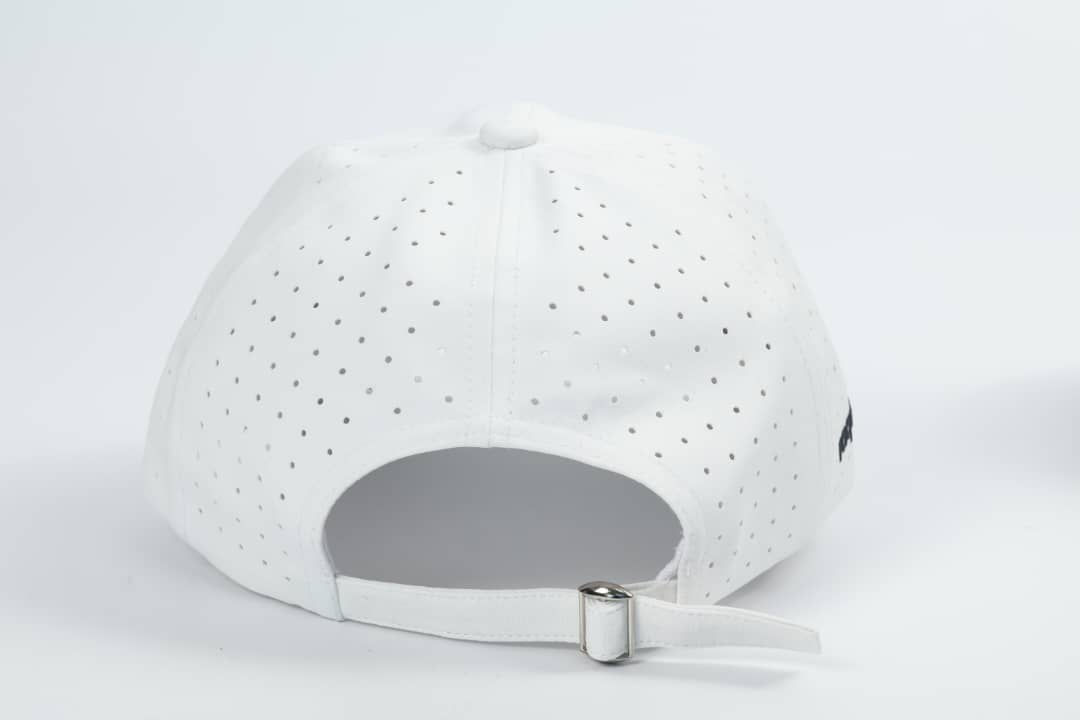 5 Panel Rope Cap - White