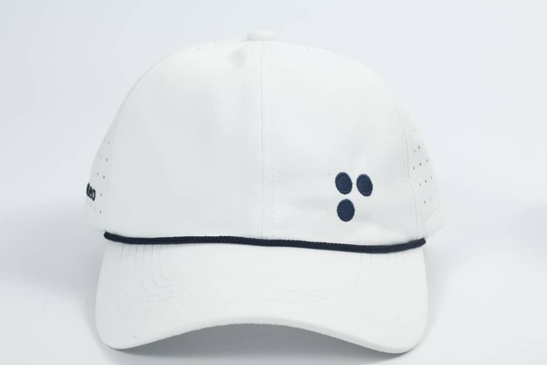 5 Panel Rope Cap - White