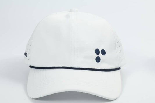 5 Panel Rope Cap - White